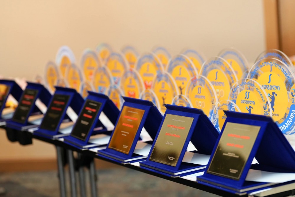 წლის წარმატებული სპორტსმენების დაჯილდოება