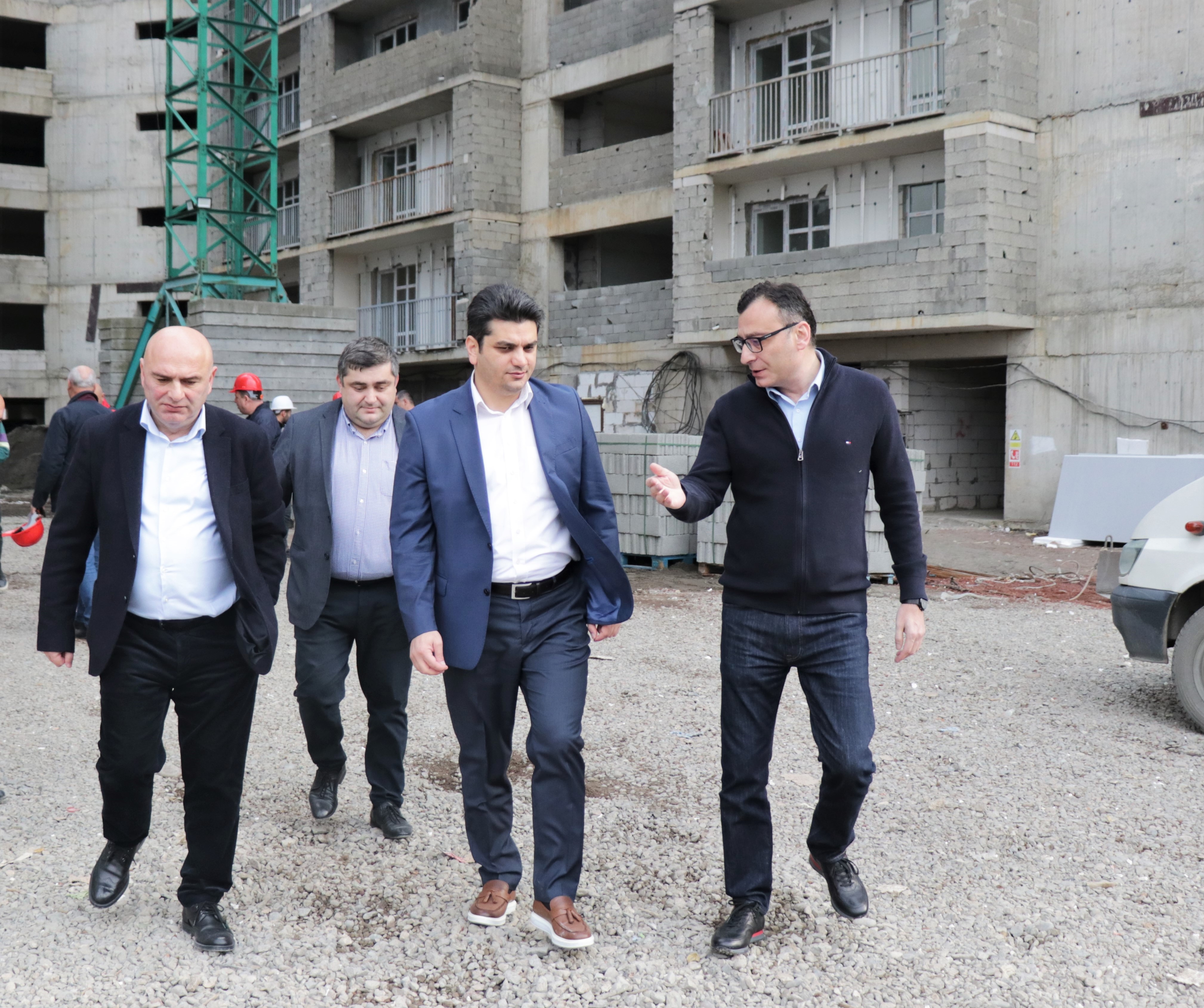 „ოცნების ქალაქის“ პირველი ეტაპის სამშენებლო სამუშაოების მიმდინარეობას გაეცნო