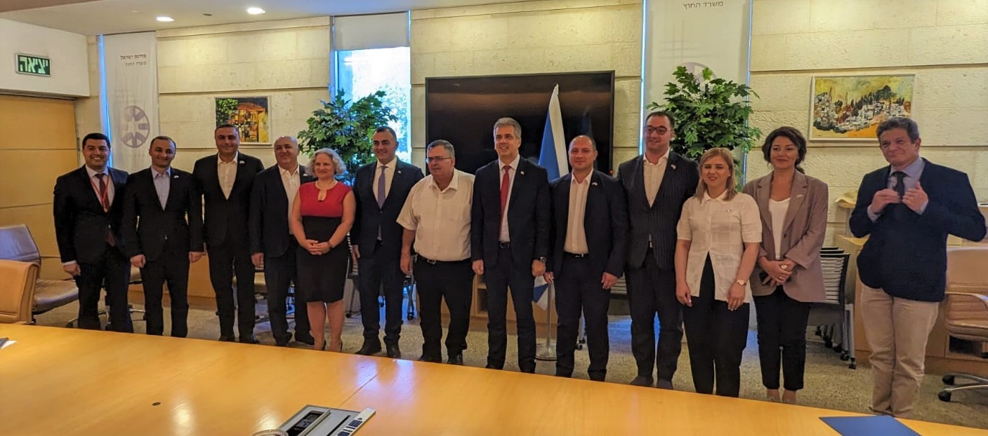 დავით გაბაიძე, ისრაელში ოფიციალური ვიზიტის ფარგლებში, ბათუმთან დაძმობილებული ქალაქის, აშდოდის მერს შეხვდა